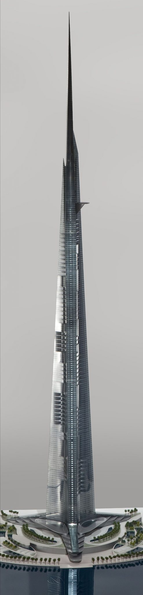 Kingdom Jeddah Tower photo - The tallest building in the world