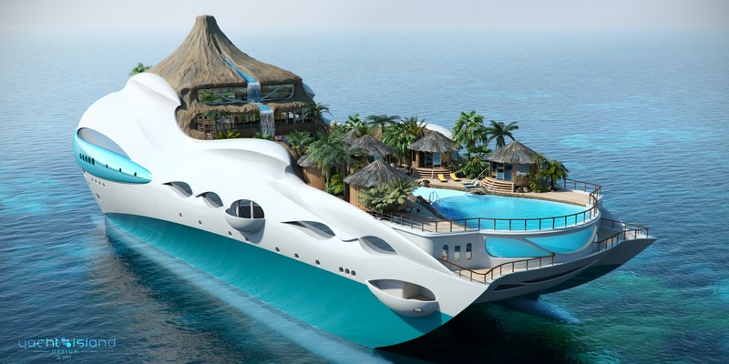 tropical island paradise yacht price