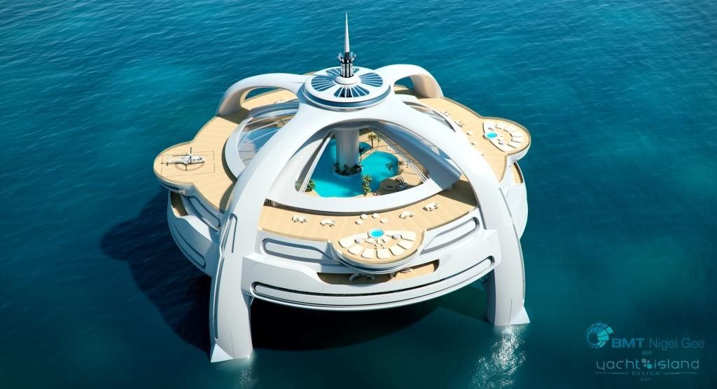 floating island yacht