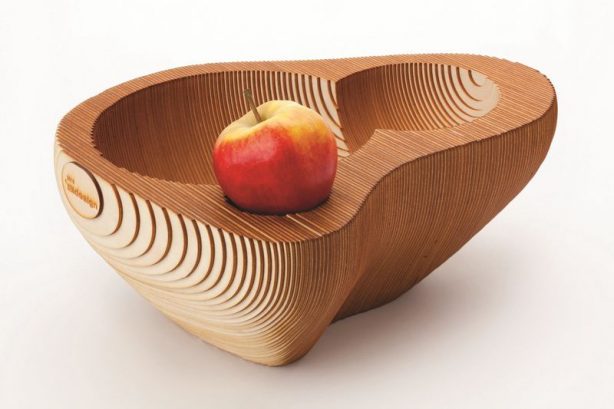 wooden fruit bowl photo 02