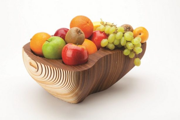 wooden fruit bowl photo 01