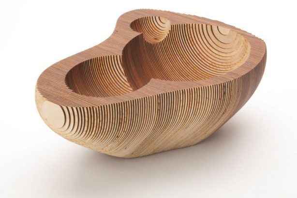 wooden fruit bowl photo 03