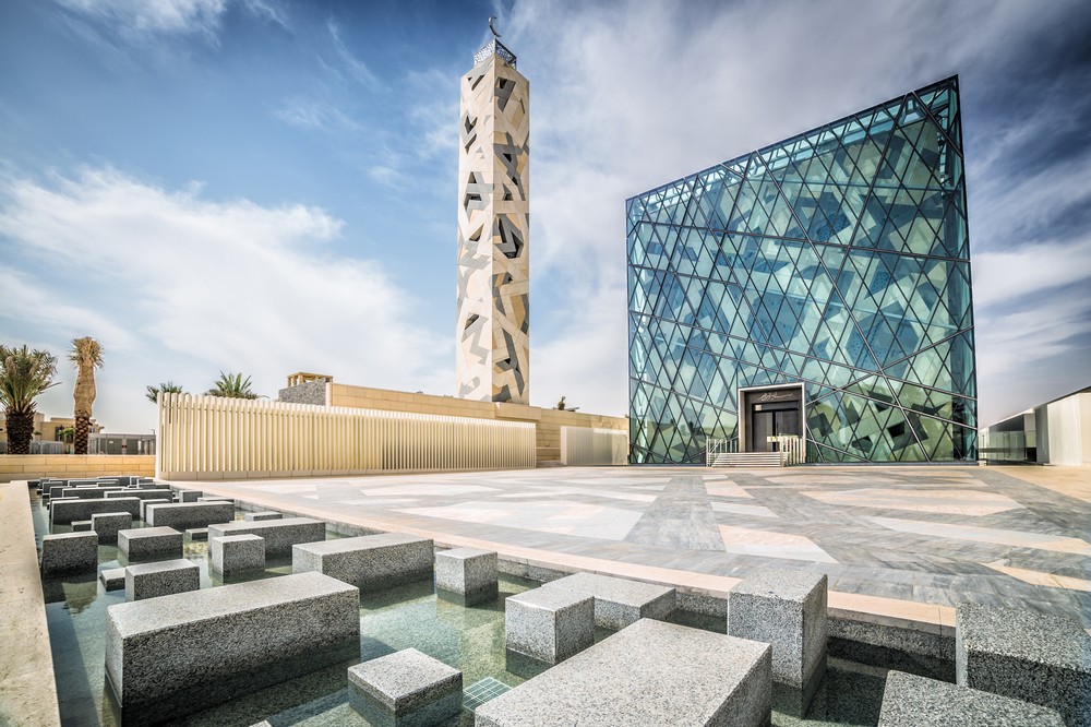 Cube-shaped Mosque