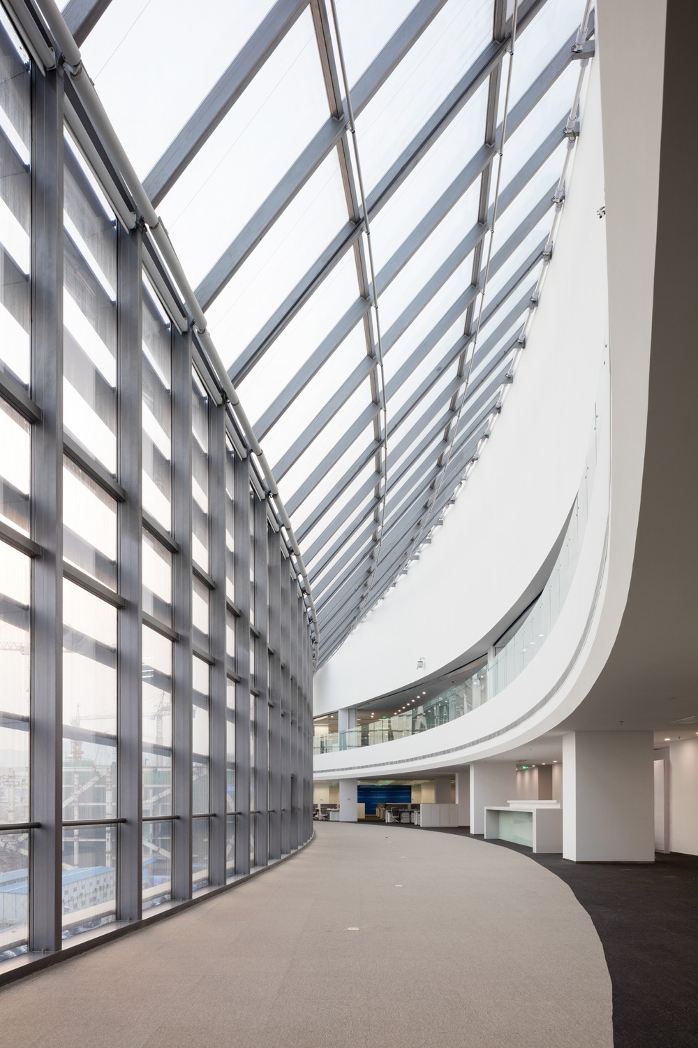 Sina Plaza, Beijing, China; Designed by Aedas; Skylights