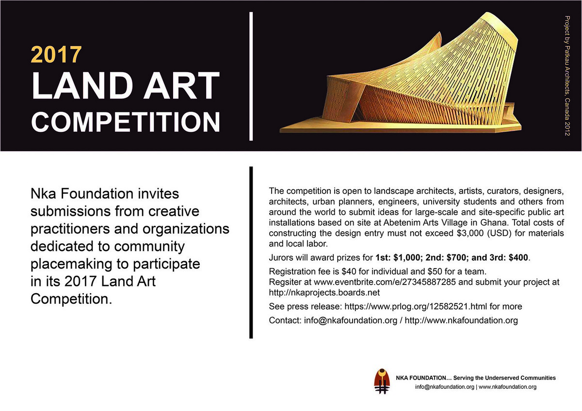 Land Art Competition Nka Foundation