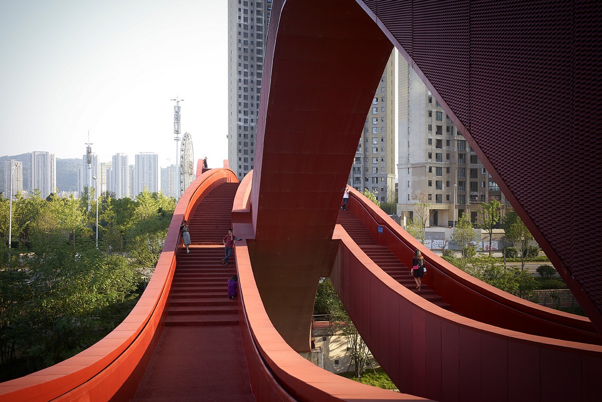 NEXT Architects Lucky Knot bridge in China