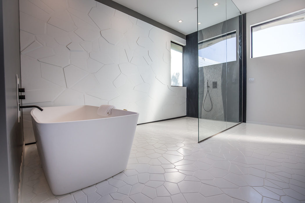 Parametric Skin Mario Romano Wave House California - Bathroom