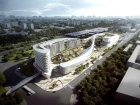 Sanya Integrated Commercial and Transportation Hub, Sanya, China, designed by Aedas