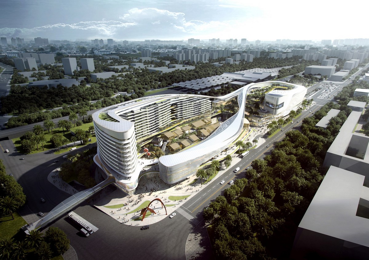 Sanya Integrated Commercial and Transportation Hub, Sanya, China, designed by Aedas