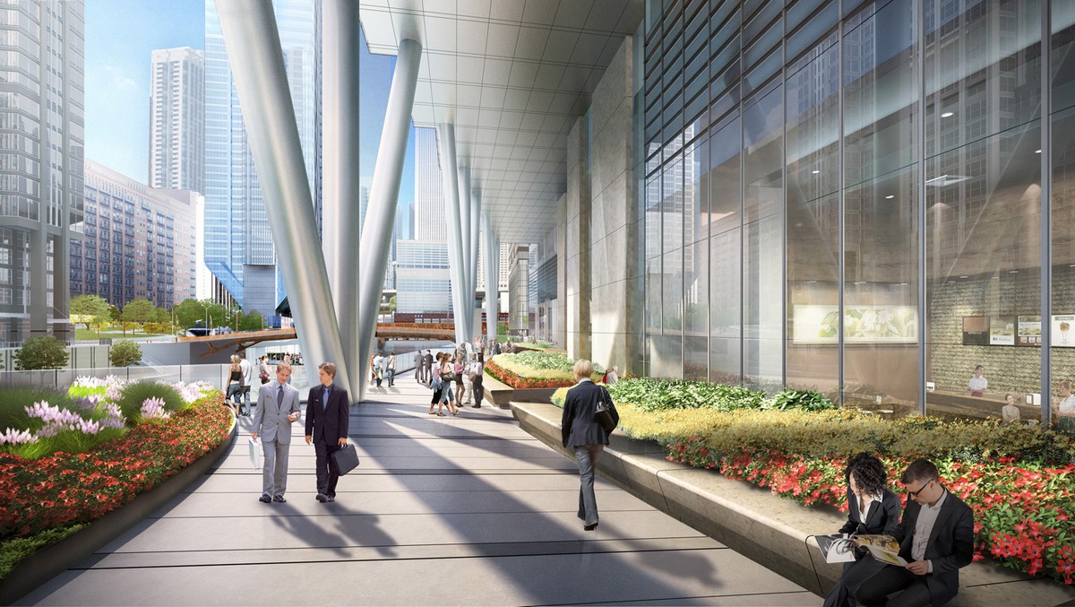 A 51-story Office Tower to be built at 110 North Wacker Drive in Chicago