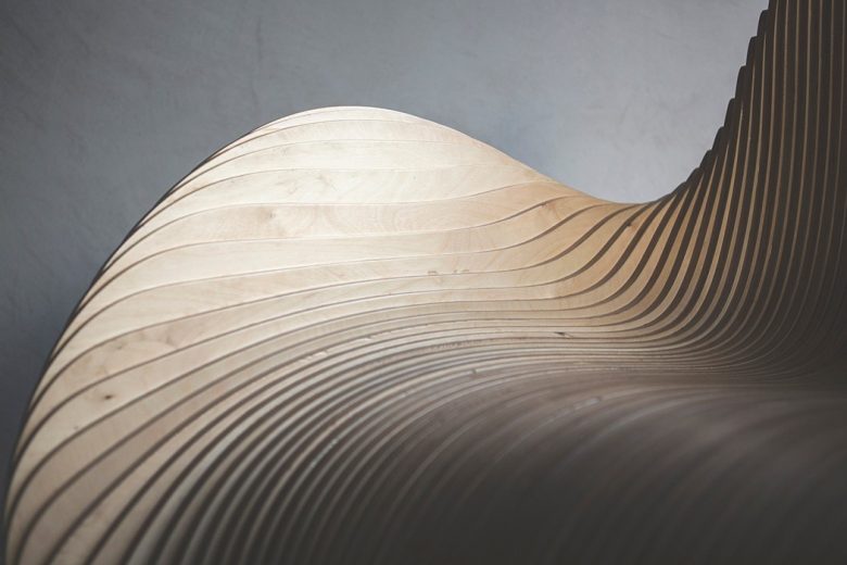 Betula Chair - A sinuous form made entirely of birch ply | Apical Reform