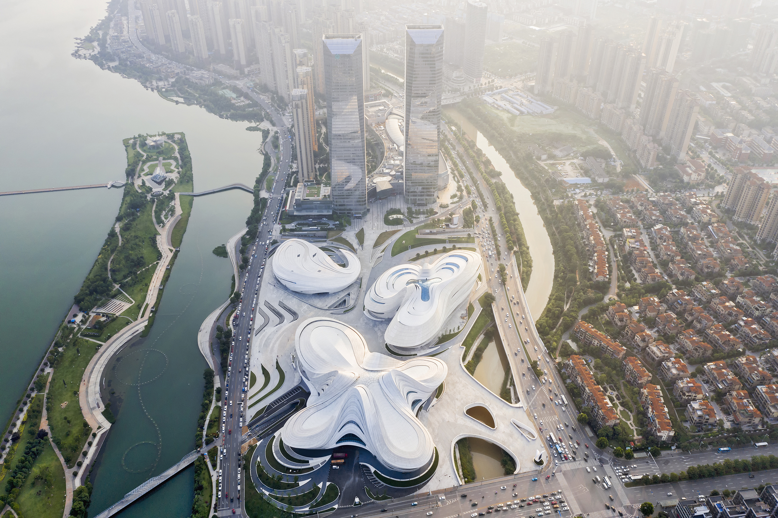 New China culture Center by Zaha Hadid Architects