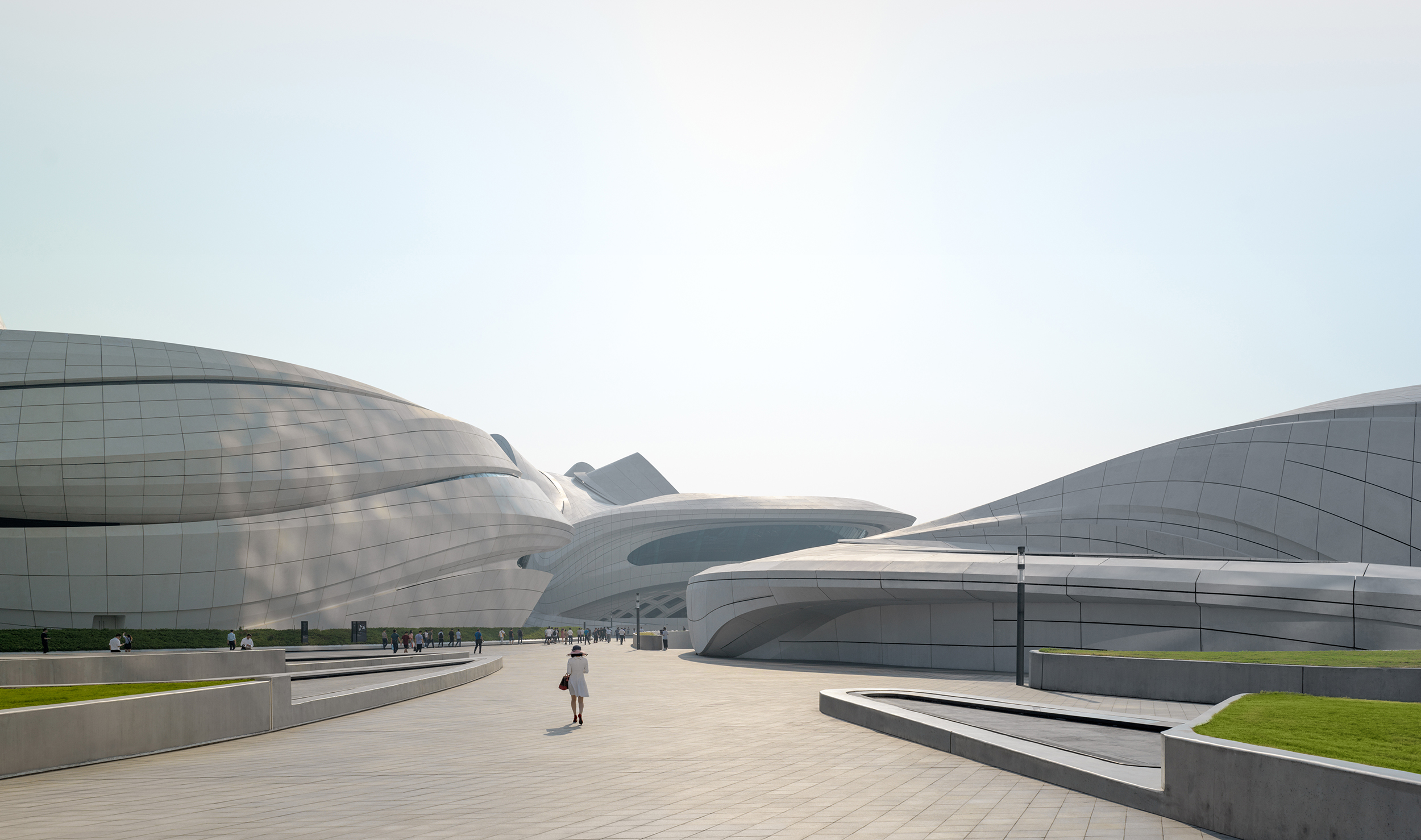 New China cultural Center by Zaha Hadid Architects - The Changsha Meixihu International Culture and Art Center