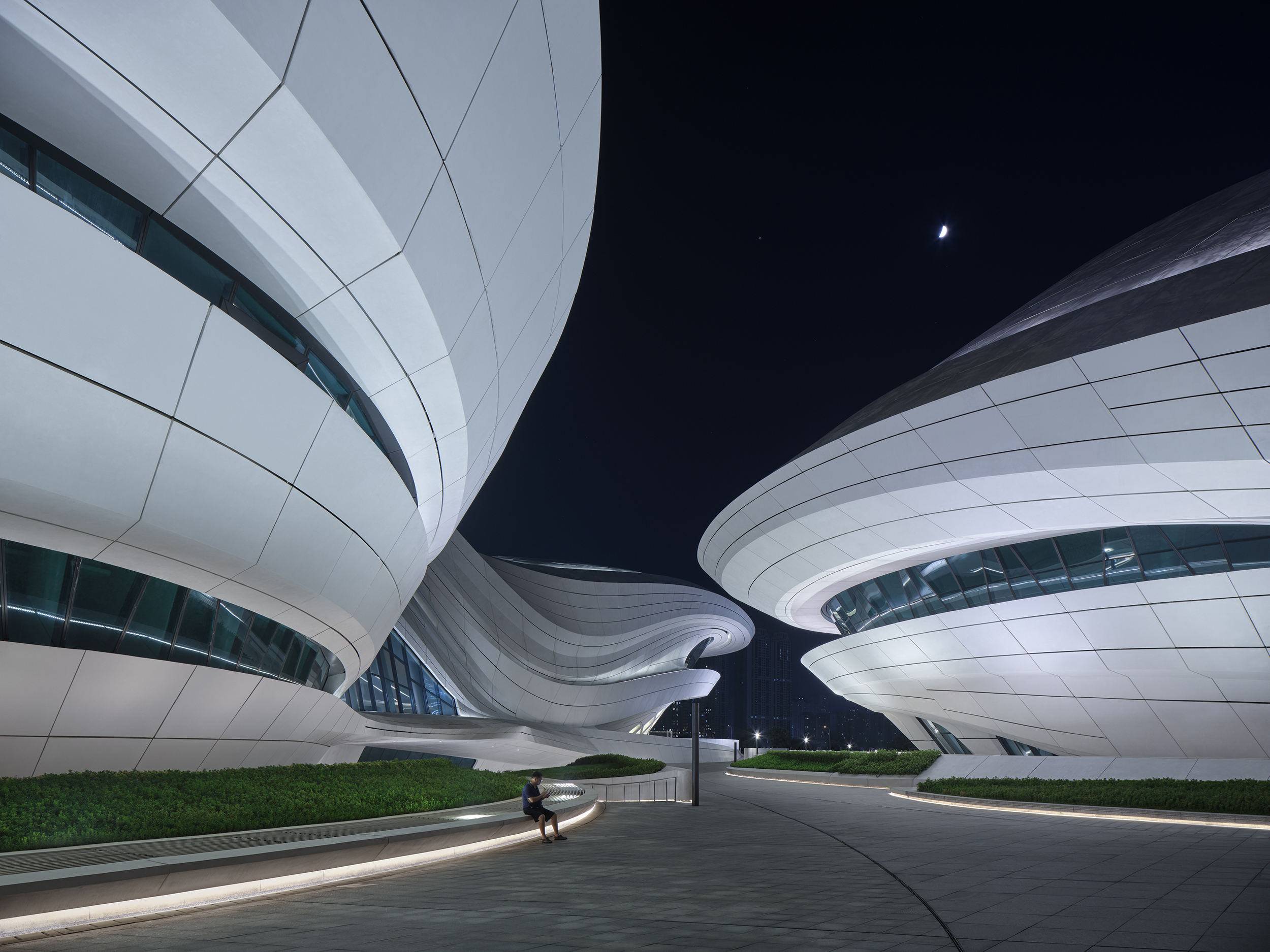 New China cultural Center by Zaha Hadid Architects - The Changsha Meixihu International Culture and Art Center