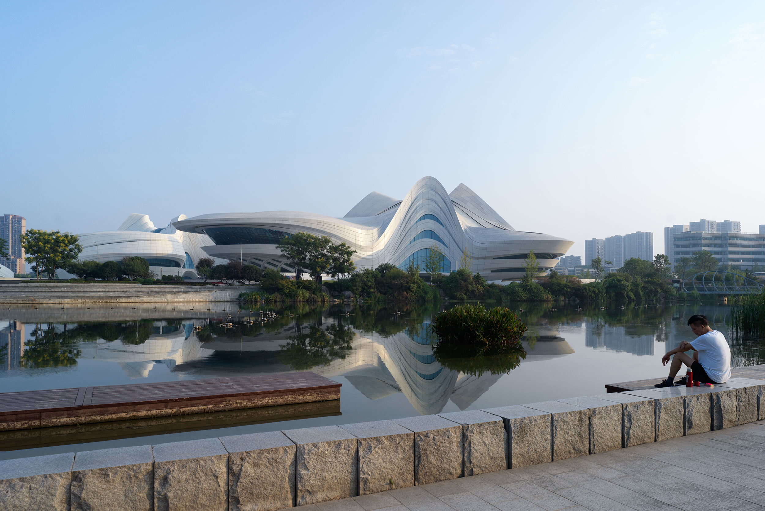 New China cultural Center by Zaha Hadid Architects - The Changsha Meixihu International Culture and Art Center