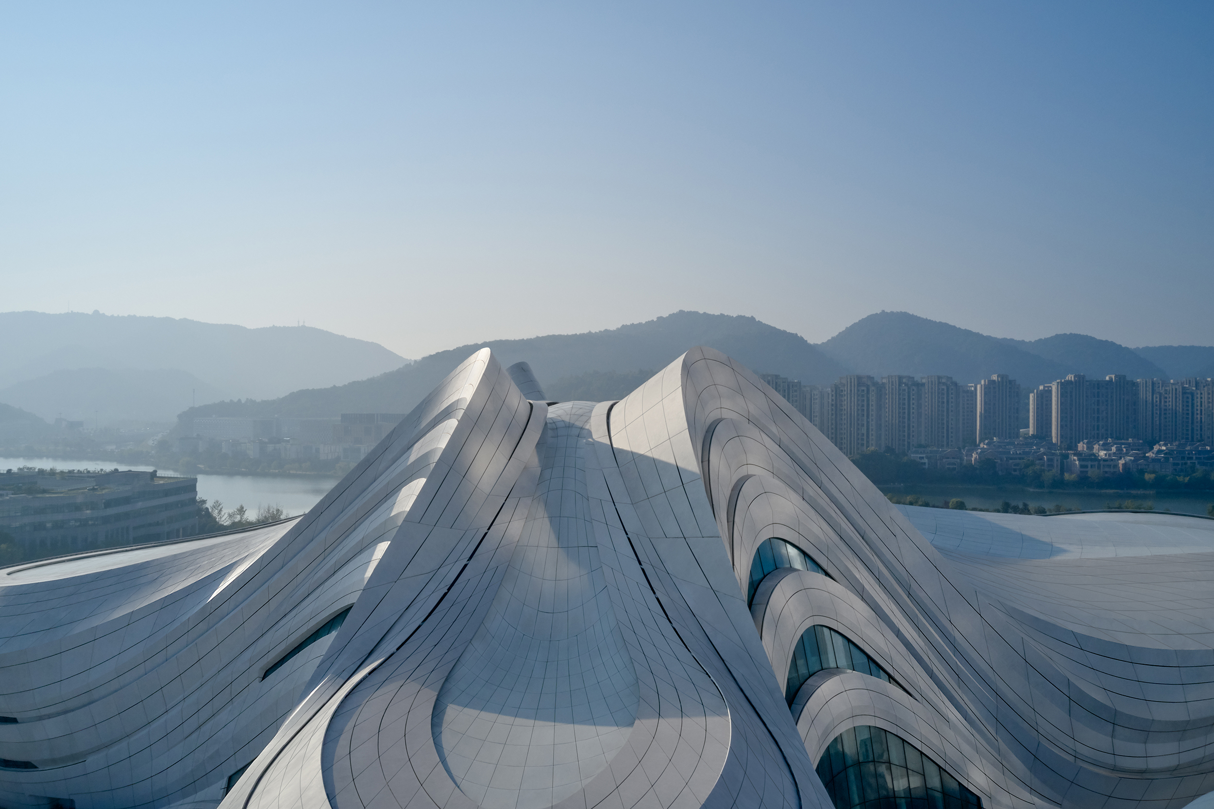 New China cultural Center by Zaha Hadid Architects - The Changsha Meixihu International Culture and Art Center