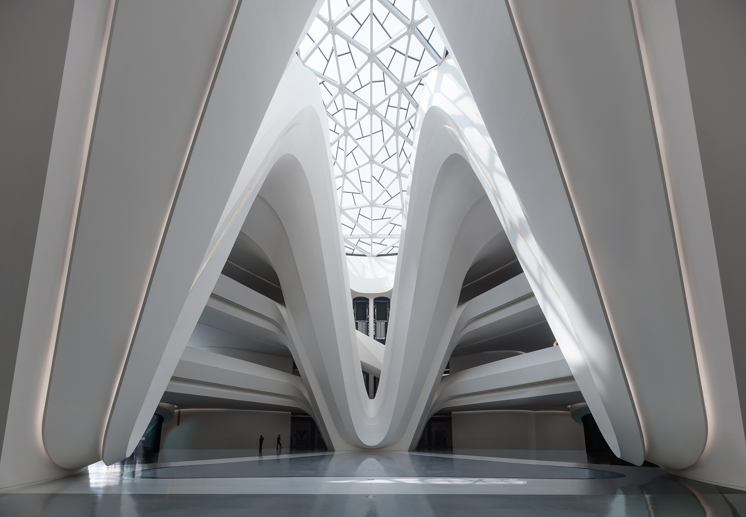 New China cultural Center by Zaha Hadid Architects - The Changsha Meixihu International Culture and Art Center