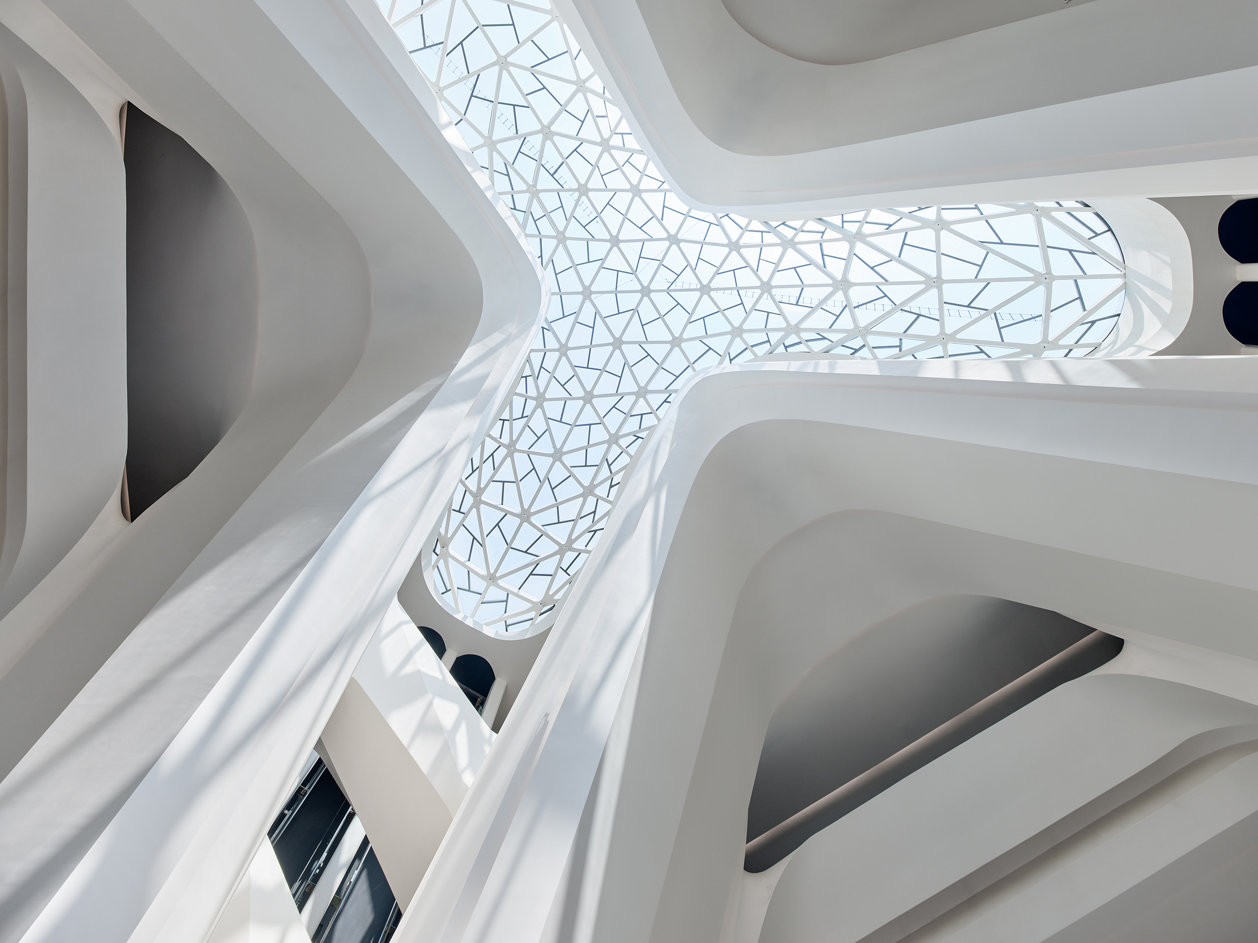 New China cultural Center by Zaha Hadid Architects - The Changsha Meixihu International Culture and Art Center