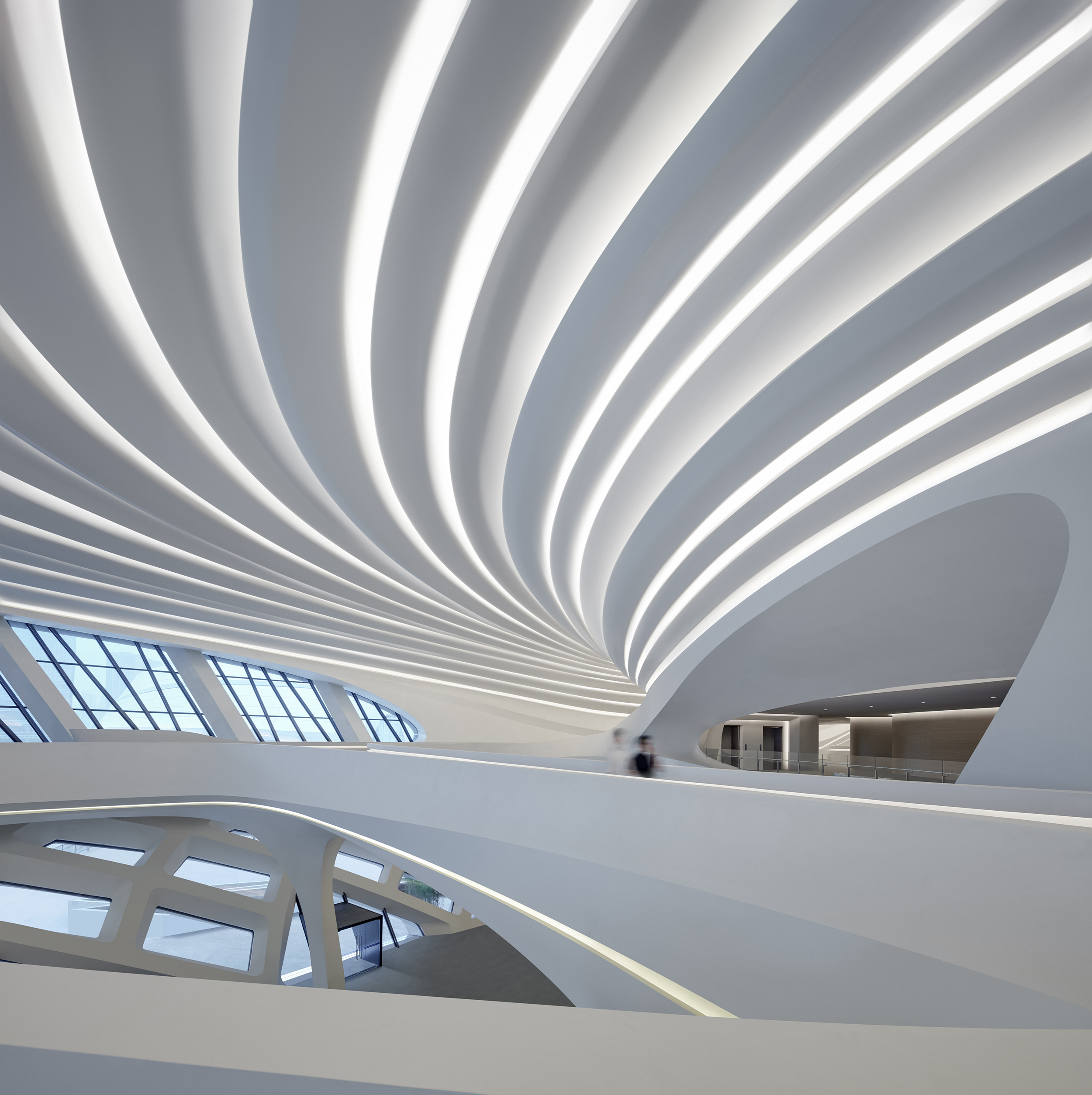 New China cultural Center by Zaha Hadid Architects - The Changsha Meixihu International Culture and Art Center