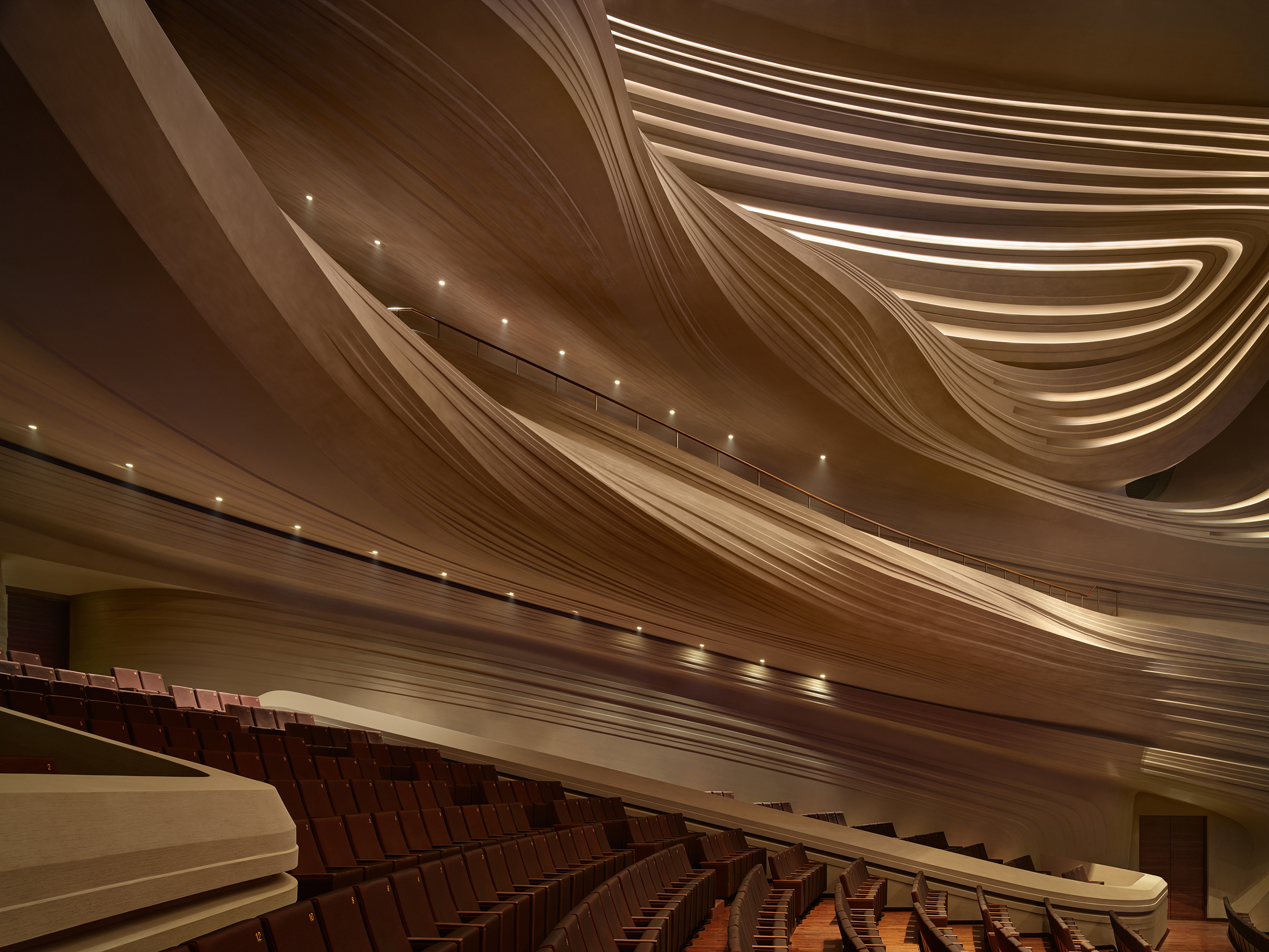 New China cultural Center by Zaha Hadid Architects - The Changsha Meixihu International Culture and Art Center