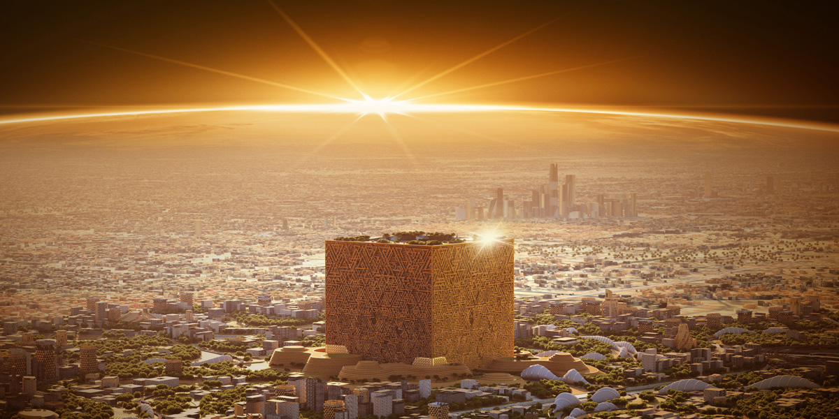 Discover Mukaab The Massive Cuboid Skyscraper in Saudi Arabia